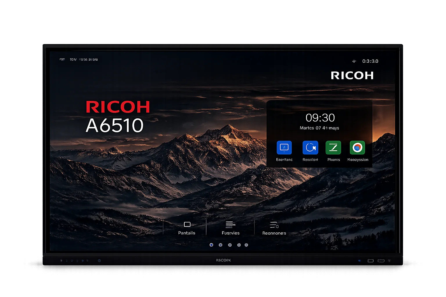 Pantalla interactiva Ricoh